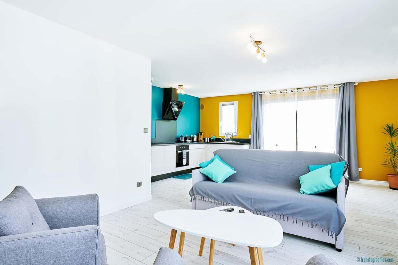 T2 Cosy A 100M De La Plage, Saint-Pierre, Luma Appart Zewnętrze zdjęcie